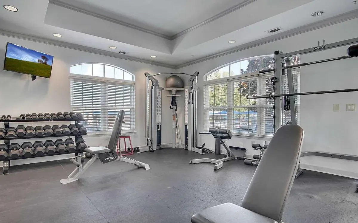 The 24/7 fitness center with cardio and strength equipment